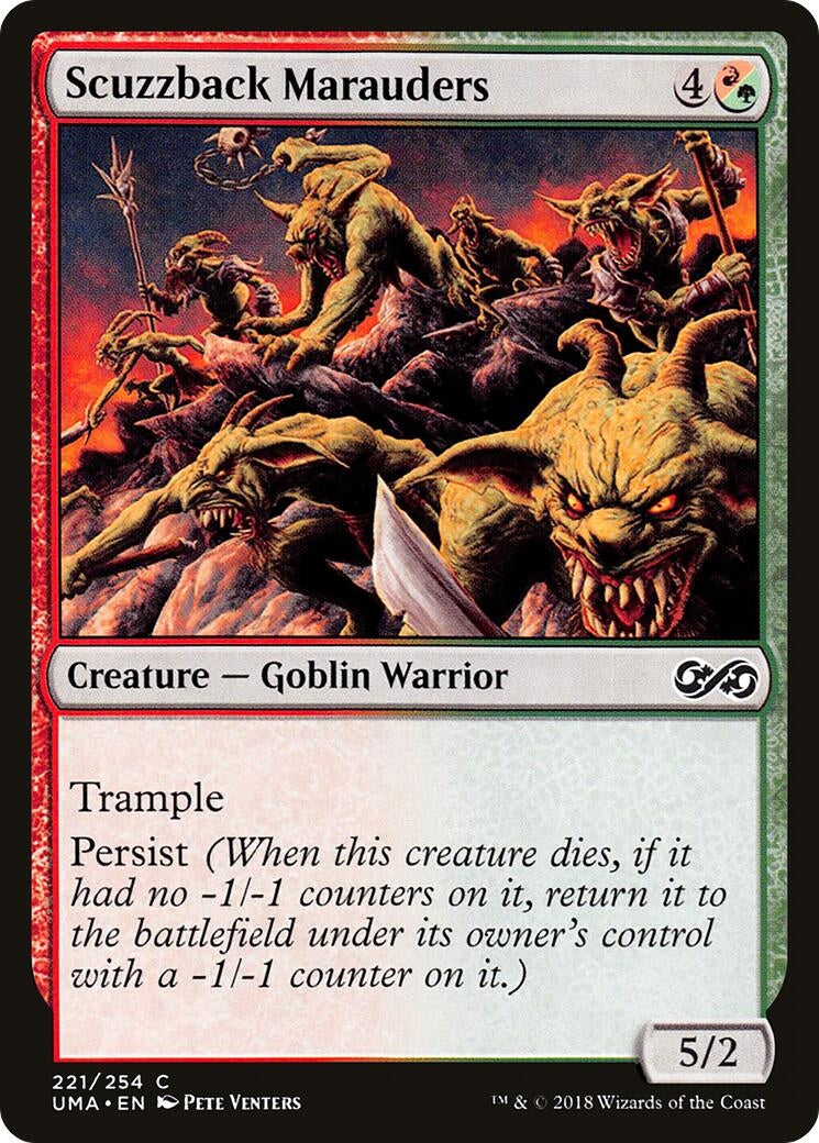 Scuzzback Marauders (221) [UMA] - MTG Single