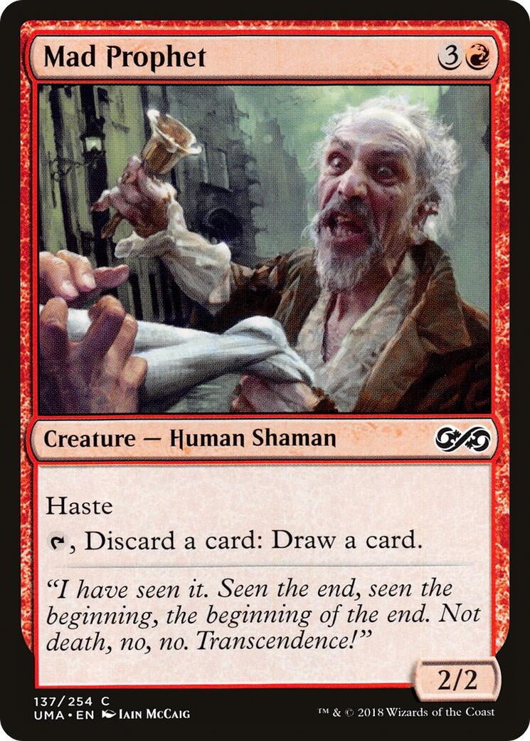 Mad Prophet (137) [UMA] - MTG Single