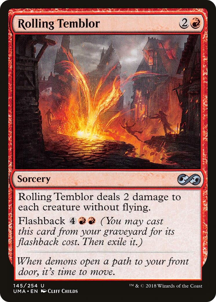 Rolling Temblor (145) [UMA] - MTG Single
