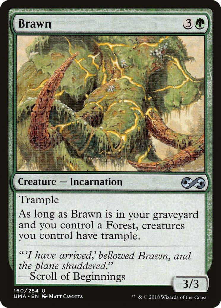 Brawn (160) [UMA] - MTG Single