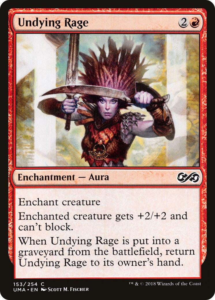 Undying Rage (153) [UMA] - MTG Single