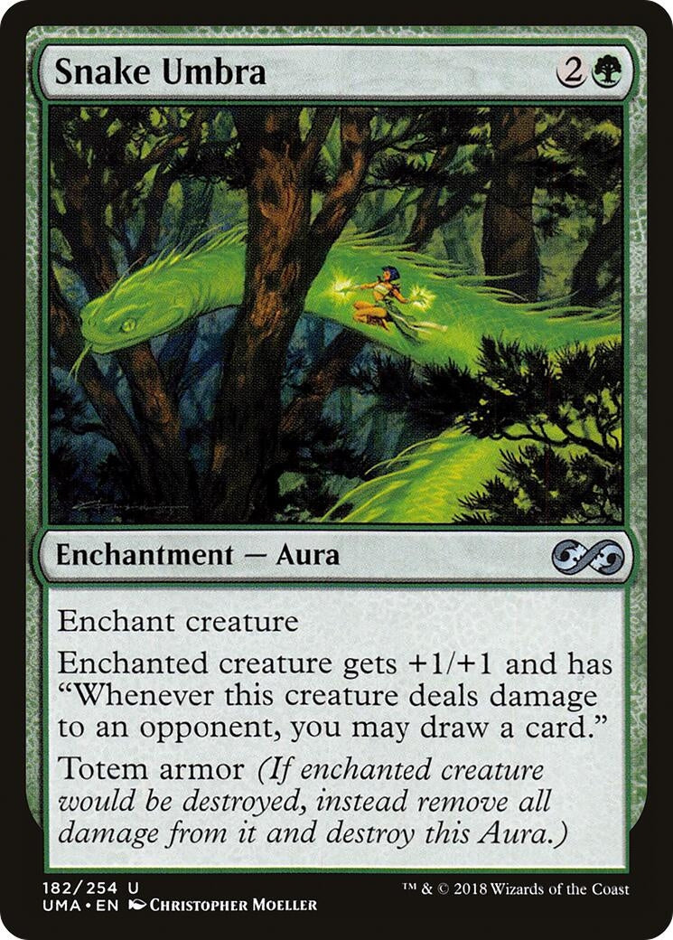 Snake Umbra (182) [UMA] - MTG Single