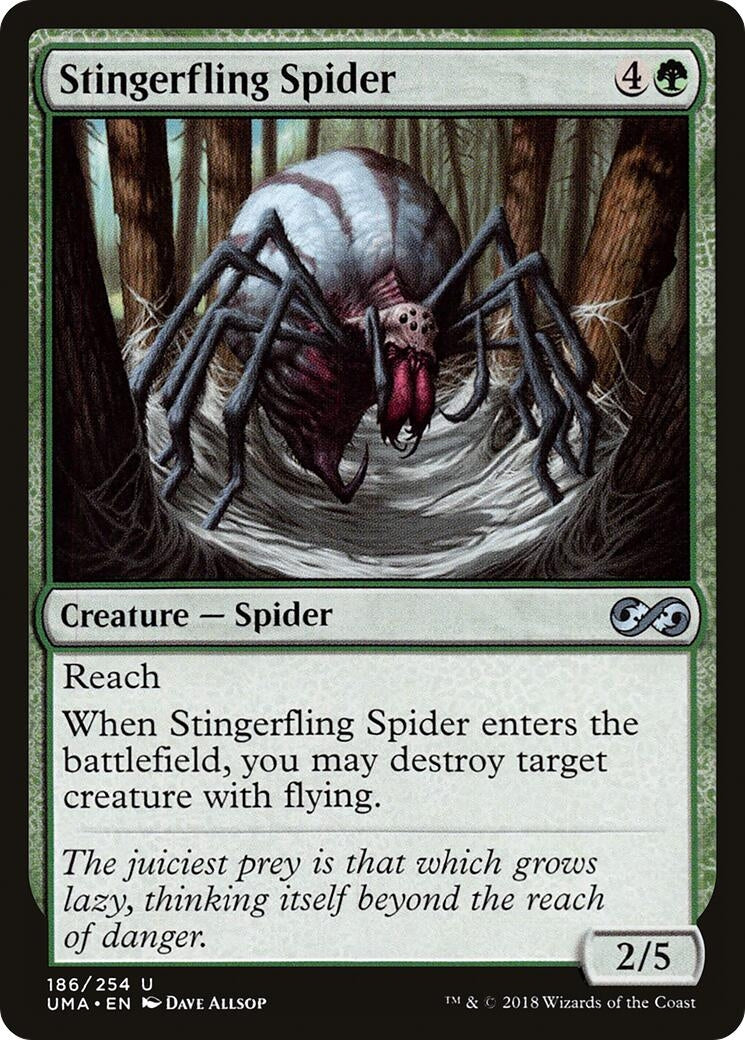 Stingerfling Spider (186) [UMA] - MTG Single