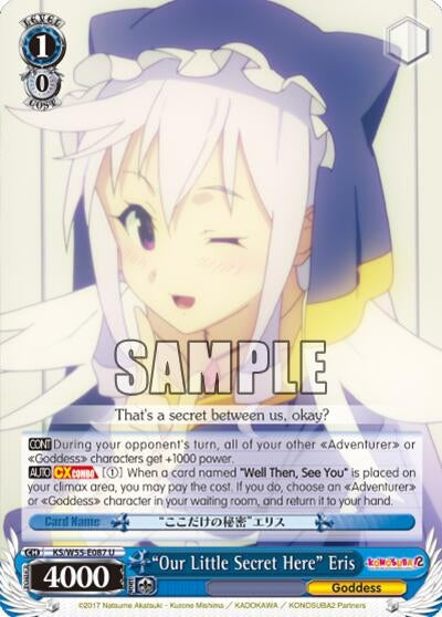’Our Little Secret Here’ Eris (55087) [KS/W55] - Weiss Schwarz Single