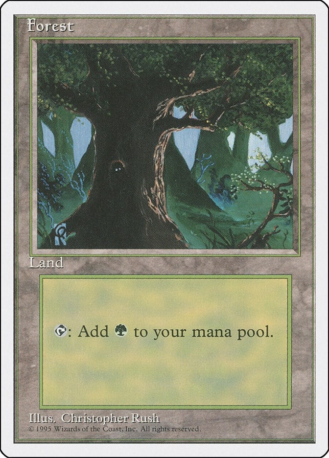 Forest (C) (176) [4ED] - MTG Single