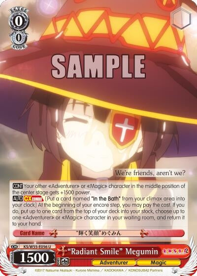 ’Radiant Smile’ Megumin (55056) [KS/W55] - Weiss Schwarz Single