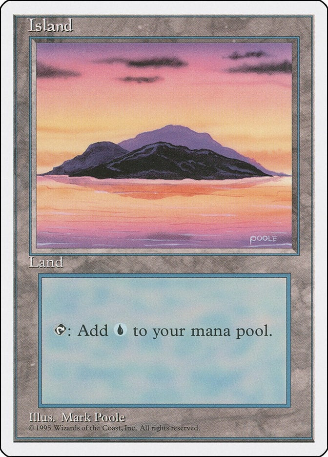 Island (A) (179) [4ED] - MTG Single