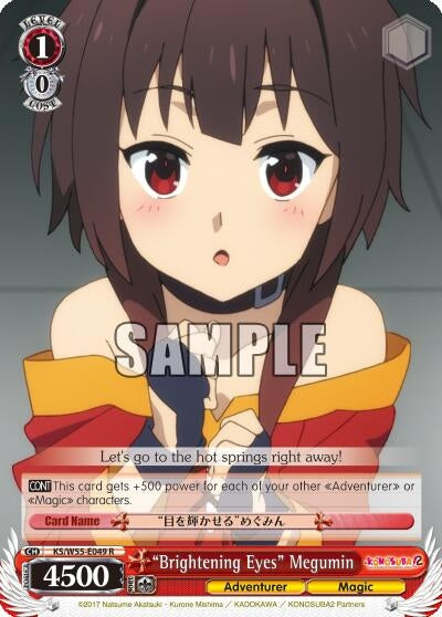 ’Brightening Eyes’ Megumin (55049) [KS/W55] - Weiss Schwarz Single