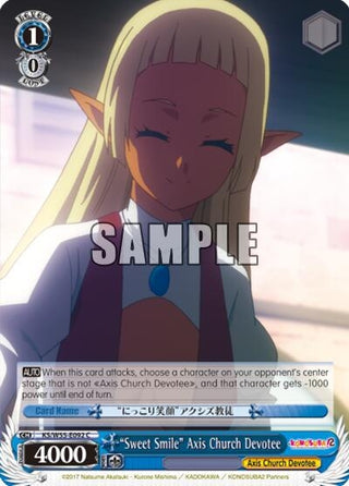’Sweet Smile’ Axis Church Devotee (55092) [KS/W55] - Weiss Schwarz Single
