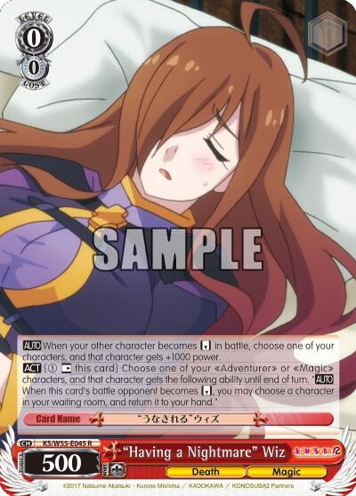 ’Having a Nightmare’ Wiz (55045) [KS/W55] - Weiss Schwarz Single