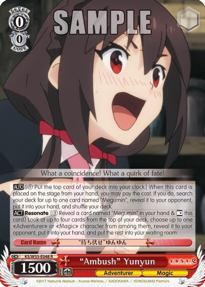 ’Ambush’ Yunyun (55048) [KS/W55] - Weiss Schwarz Single
