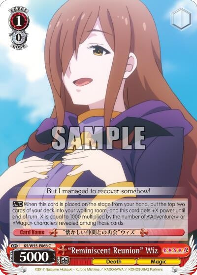 ’Reminiscent Reunion’ Wiz (55066) [KS/W55] - Weiss Schwarz Single
