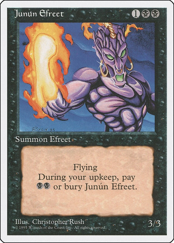 Junun Efreet (27) [4ED] - MTG Single