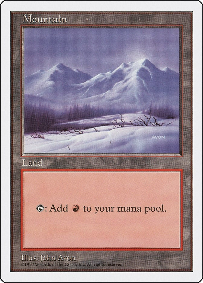 Mountain (442) (442) [5ED] - MTG Single