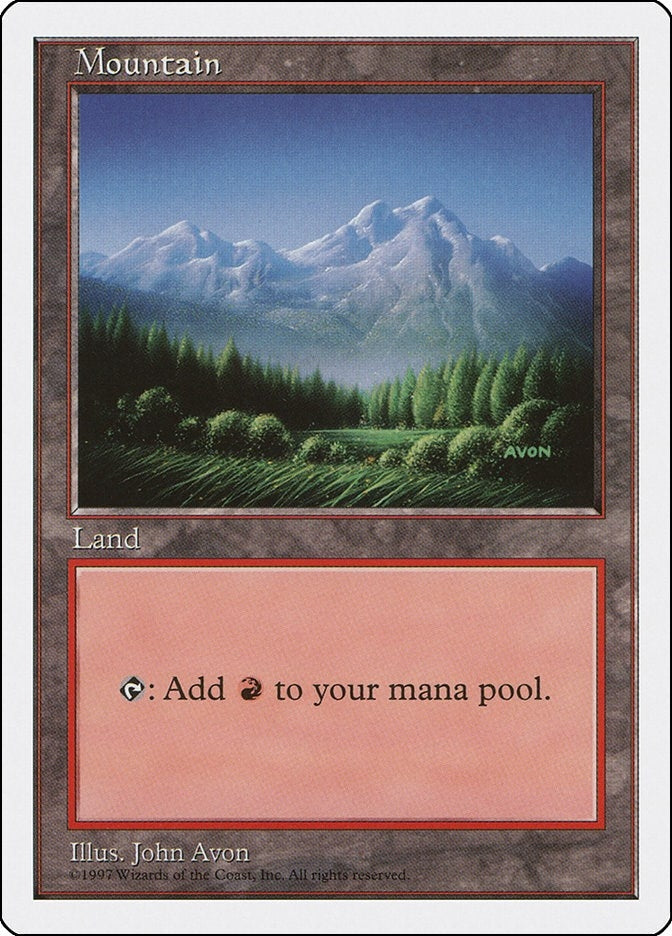 Mountain (443) (443) [5ED] - MTG Single
