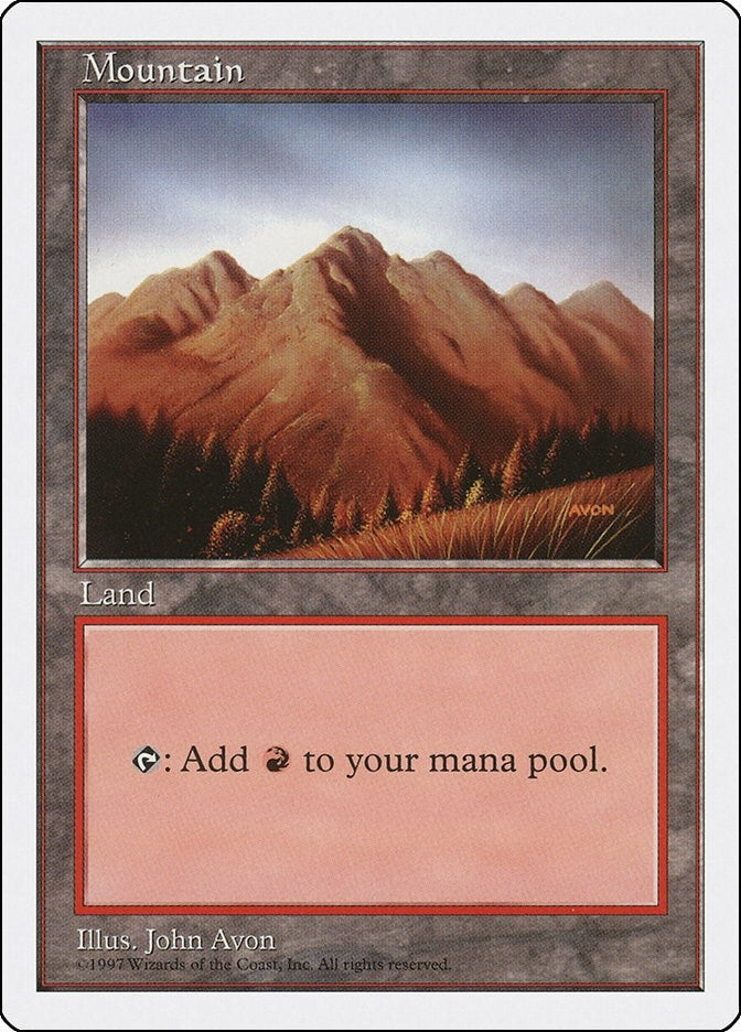 Mountain (444) (444) [5ED] - MTG Single