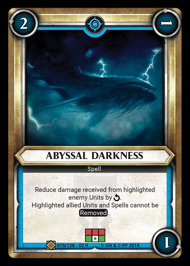 Abyssal Darkness (Unclaimed) (WHAOSCO) - Warhammer Age of Sigmar Champions TCG Single