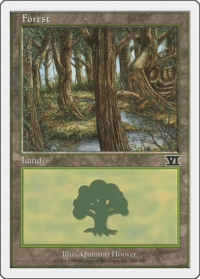 Forest (348) (348) [6ED] - MTG Single