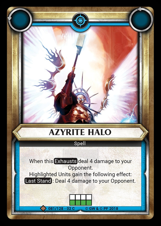 Azyrite Halo (Claimed) (WHAOSCO) - Warhammer Age of Sigmar Champions TCG Single