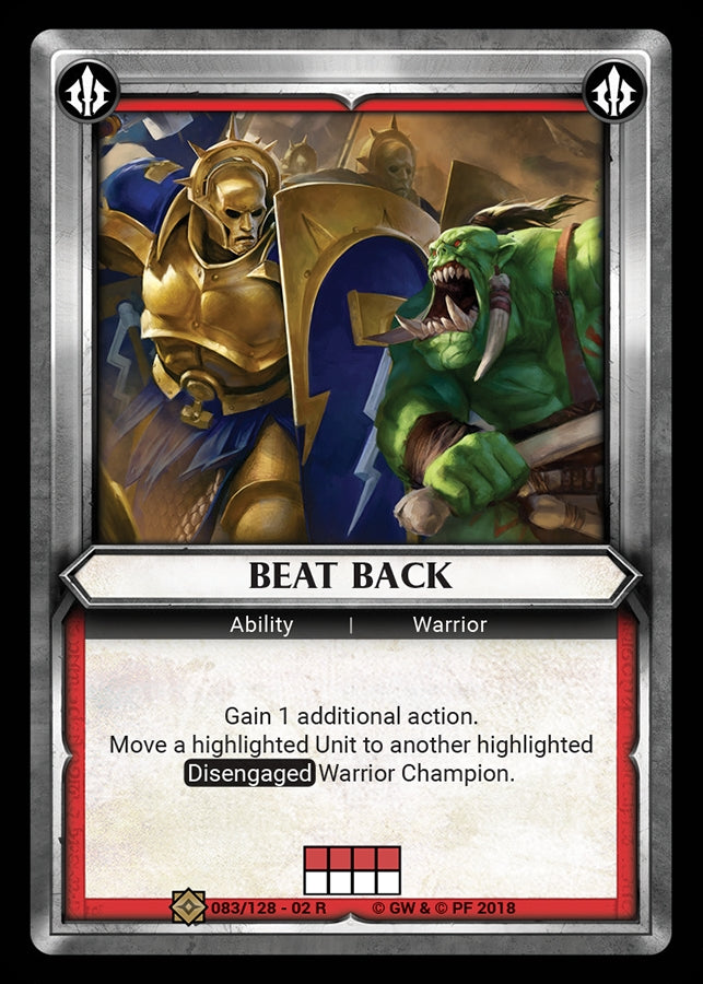 Beat Back (Claimed) (WHAOSCO) - Warhammer Age of Sigmar Champions TCG Single