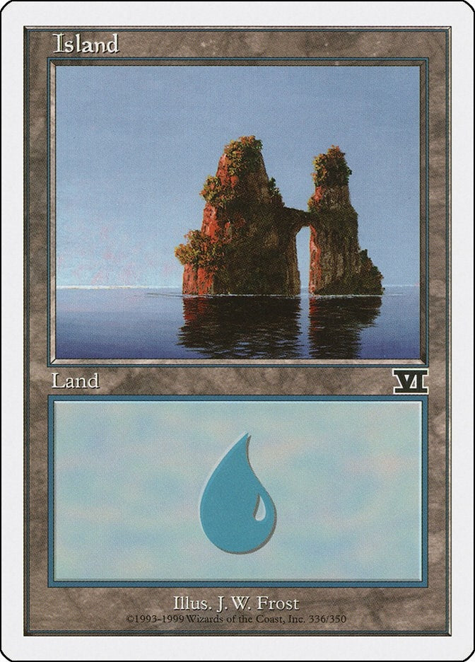 Island (336) (336) [6ED] - MTG Single
