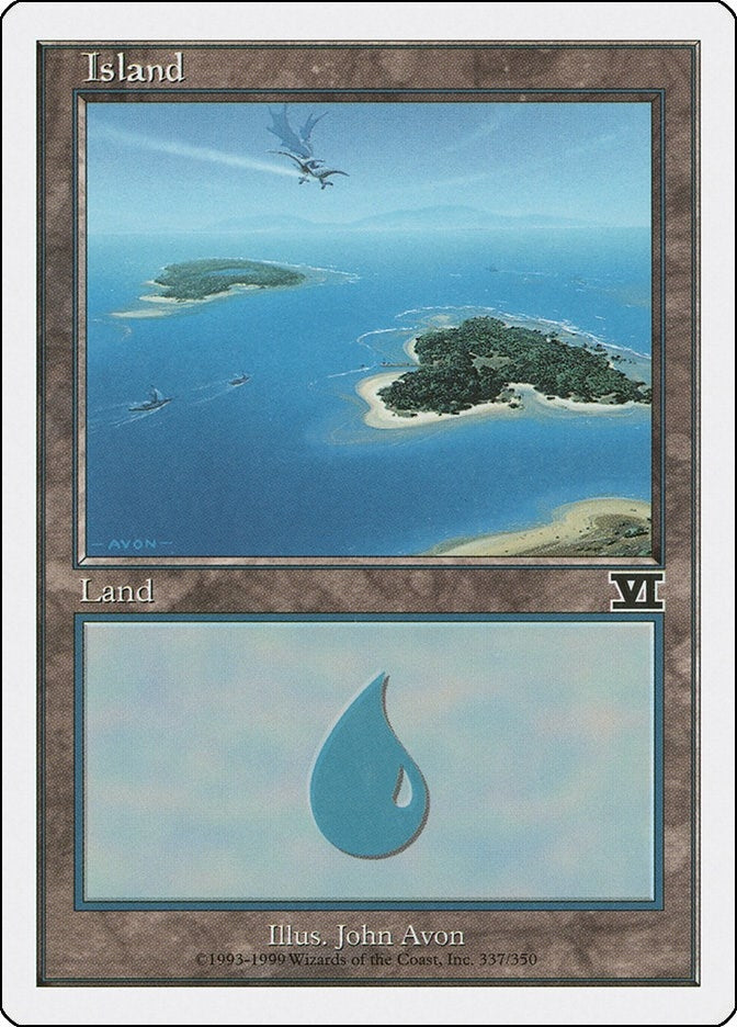 Island (337) (337) [6ED] - MTG Single