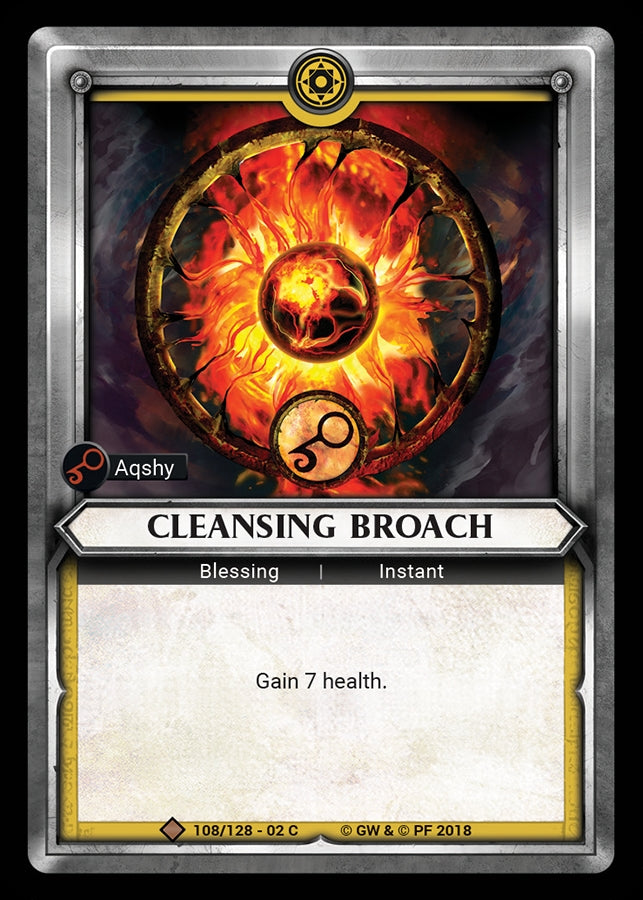 Cleansing Broach (Claimed) (WHAOSCO) - Warhammer Age of Sigmar Champions TCG Single