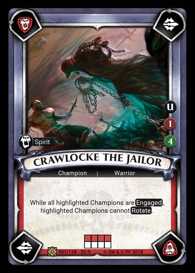 Crawlocke the Jailor (Claimed) (WHAOSCO) - Warhammer Age of Sigmar Champions TCG Single