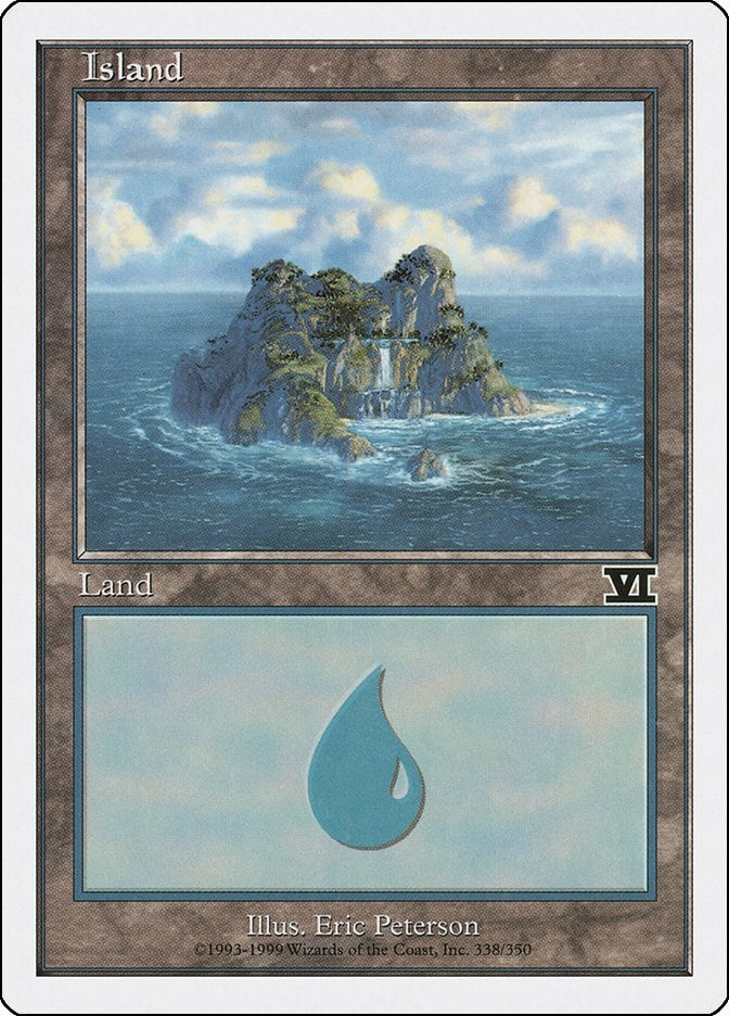 Island (338) (338) [6ED] - MTG Single