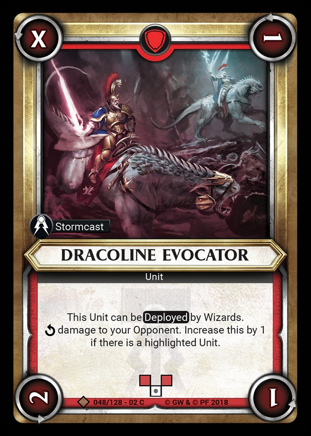 Dracoline Evocator (Unclaimed) (WHAOSCO) - Warhammer Age of Sigmar Champions TCG Single