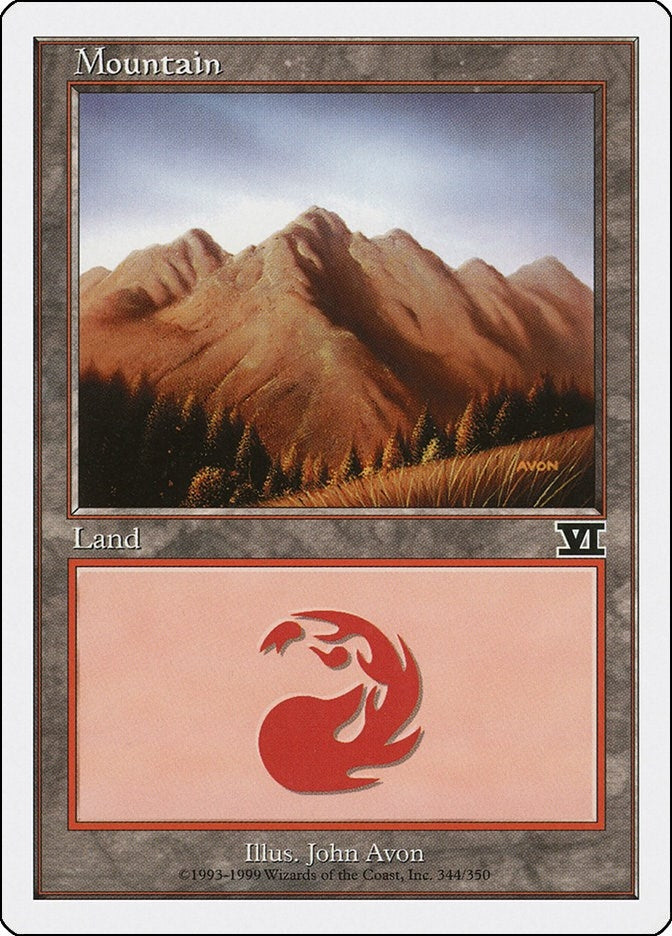 Mountain (344) (344) [6ED] - MTG Single
