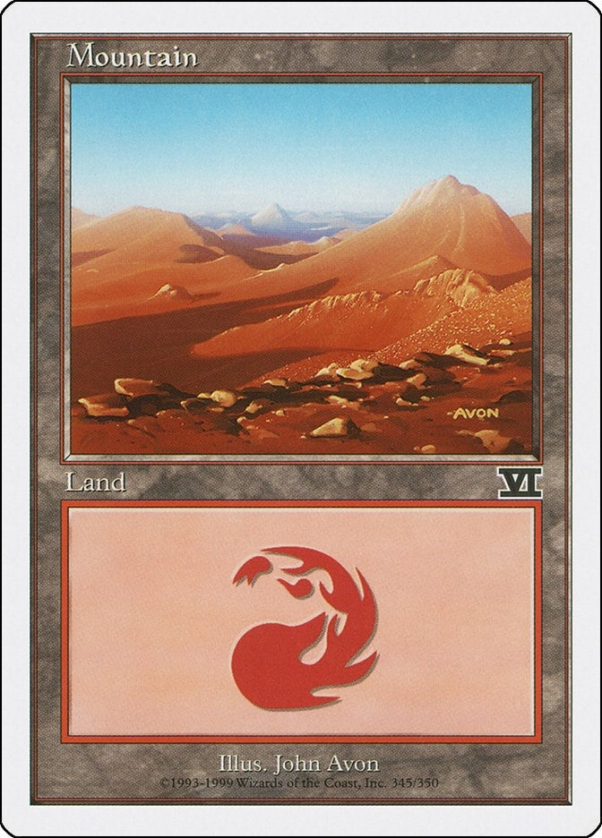 Mountain (345) (345) [6ED] - MTG Single