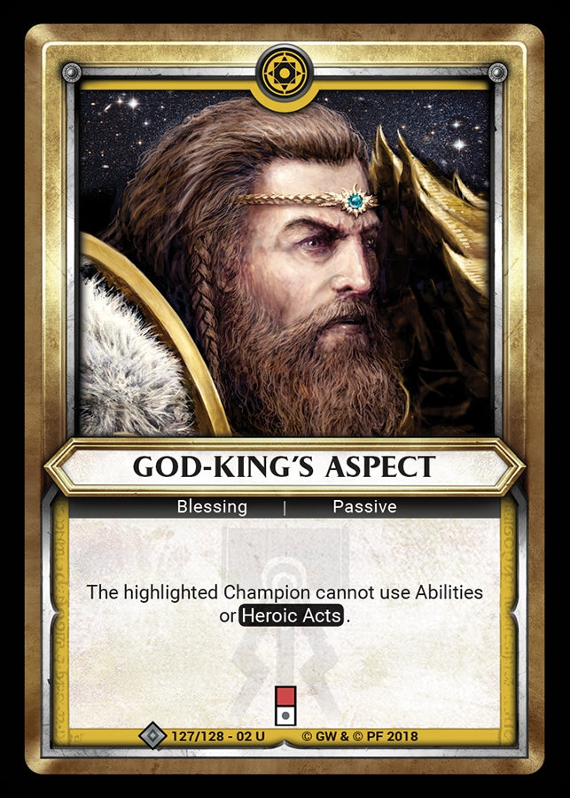 God-King’s Aspect (Claimed) (WHAOSCO) - Warhammer Age of Sigmar Champions TCG Single