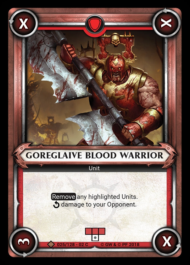 Goreglaive Blood Warrior (Unclaimed) (WHAOSCO) - Warhammer Age of Sigmar Champions TCG Single