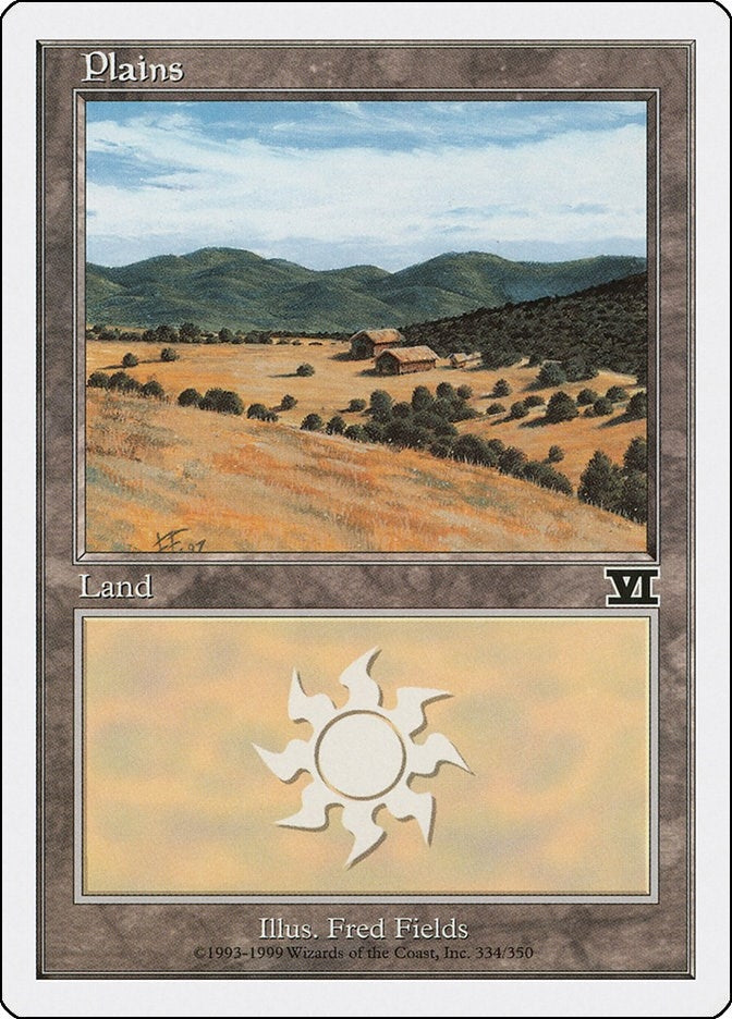 Plains (334) (334) [6ED] - MTG Single