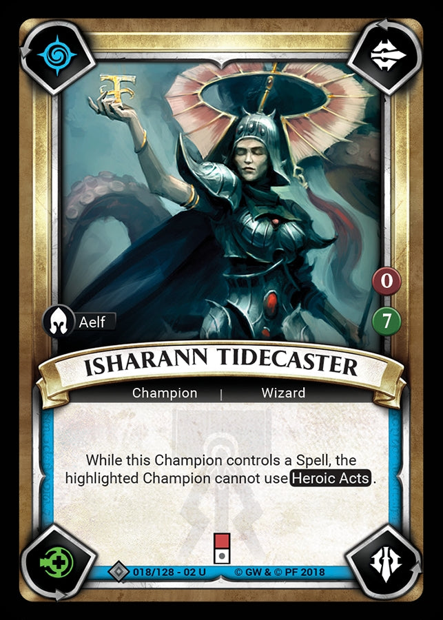 Isharann Tidecaster (Unclaimed) (WHAOSCO) - Warhammer Age of Sigmar Champions TCG Single