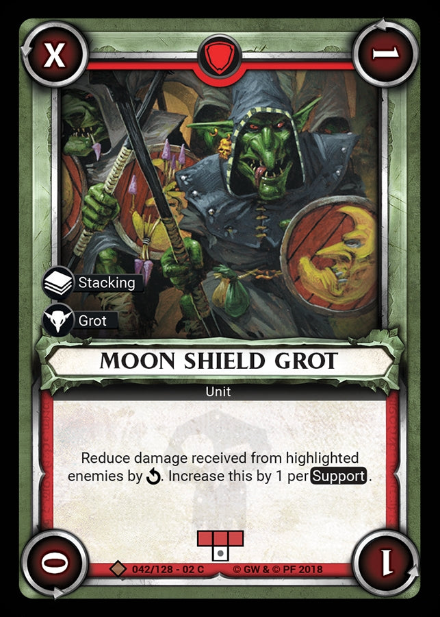 Moon Shield Grot (Unclaimed) (WHAOSCO) - Warhammer Age of Sigmar Champions TCG Single