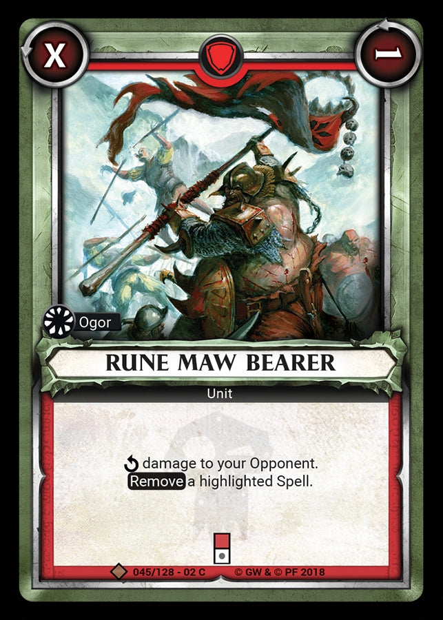 Rune Maw Bearer (Unclaimed) (WHAOSCO) - Warhammer Age of Sigmar Champions TCG Single