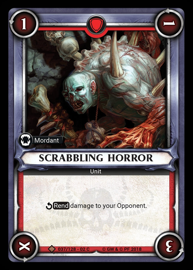 Scrabbling Horror (Claimed) (WHAOSCO) - Warhammer Age of Sigmar Champions TCG Single