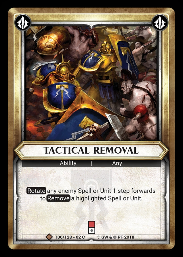 Tactical Removal (Unclaimed) (WHAOSCO) - Warhammer Age of Sigmar Champions TCG Single