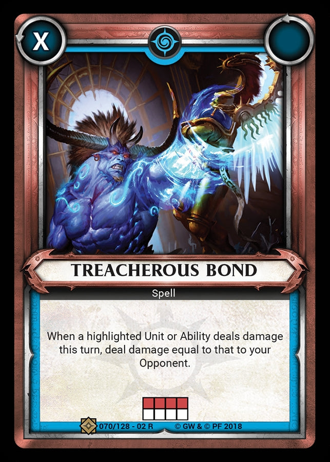 Treacherous Bond (Claimed) (WHAOSCO) - Warhammer Age of Sigmar Champions TCG Single