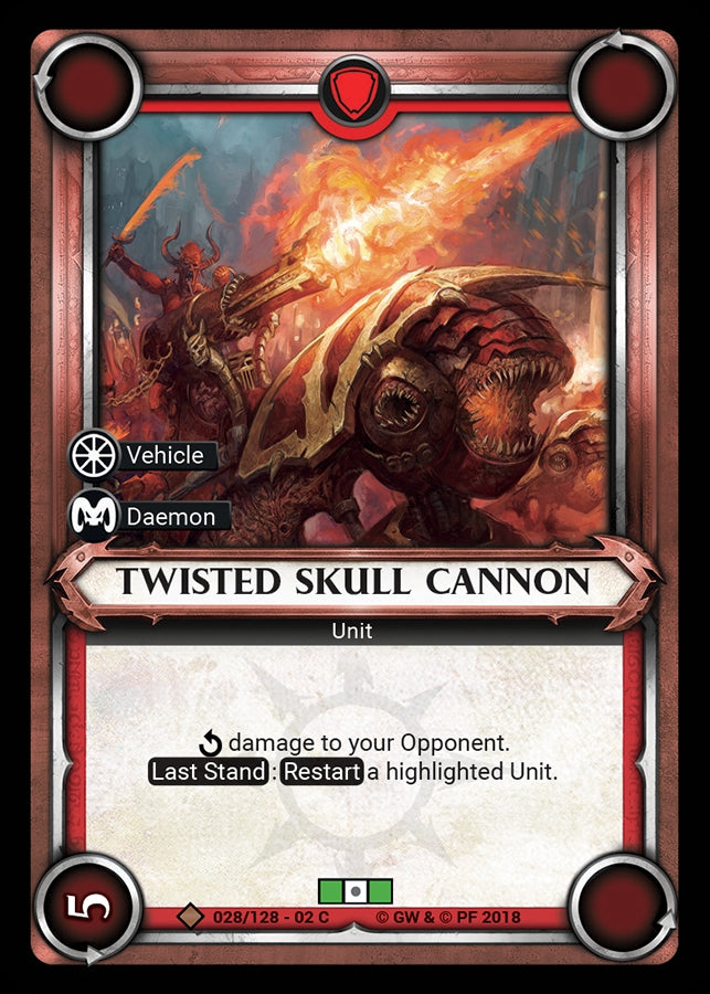 Twisted Skull Cannon (Unclaimed) (WHAOSCO) - Warhammer Age of Sigmar Champions TCG Single