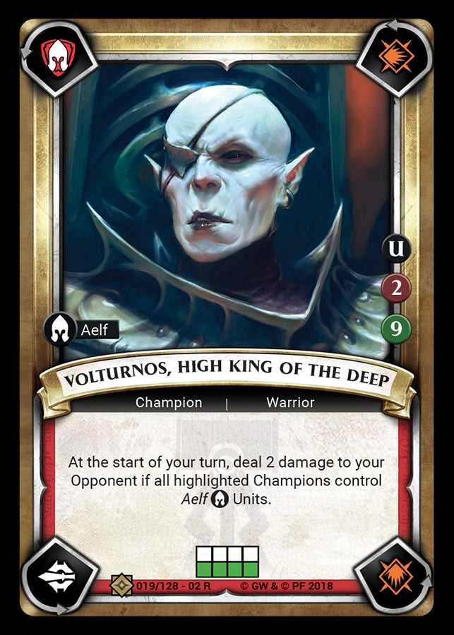 Volturnos High King of the Deep (Claimed) (WHAOSCO) - Warhammer Age of Sigmar Champions TCG Single