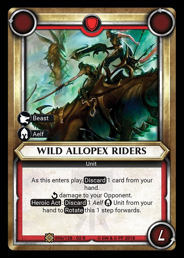 Wild Allopex Riders (Claimed) (WHAOSCO) - Warhammer Age of Sigmar Champions TCG Single