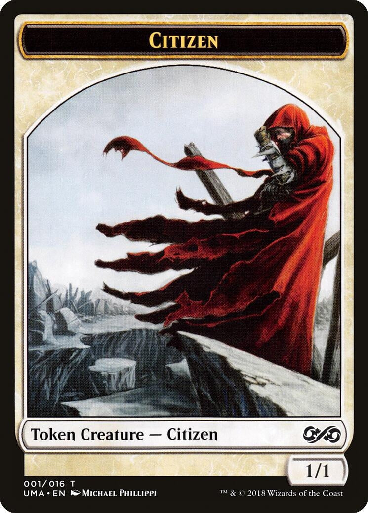 Citizen Token (0) [UMA] - MTG Single