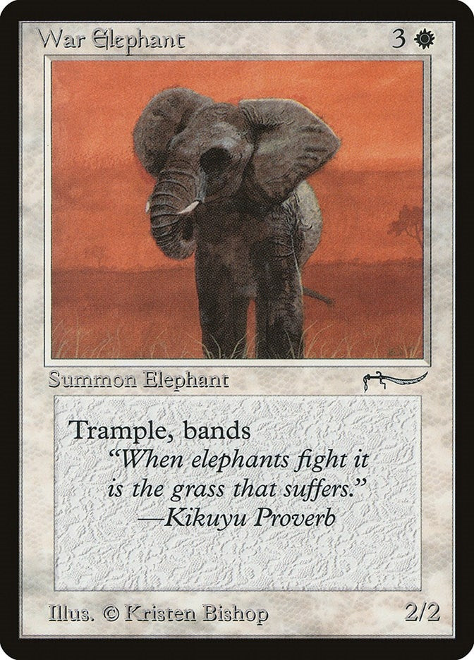 War Elephant (Light) [ARN] - MTG Single