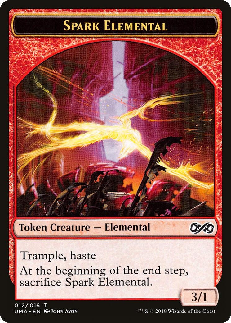 Spark Elemental Token (0) [UMA] - MTG Single