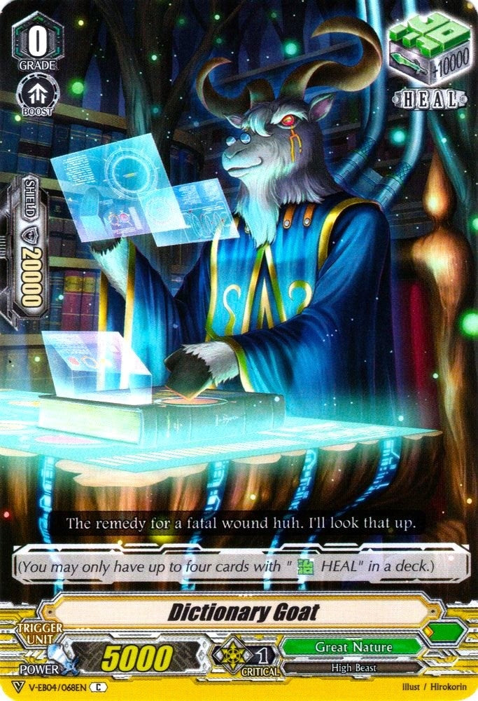 Dictionary Goat (4068) [V-EB04] - Cardfight Vanguard Single