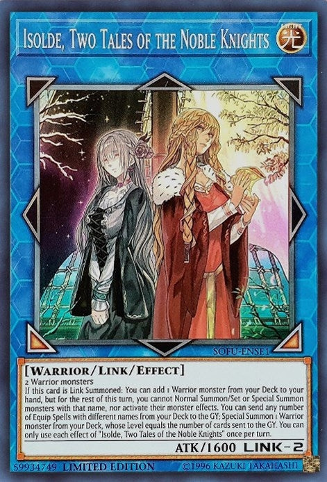 Isolde Two Tales of the Noble Knights (1) (SOFU) - YuGiOh Single