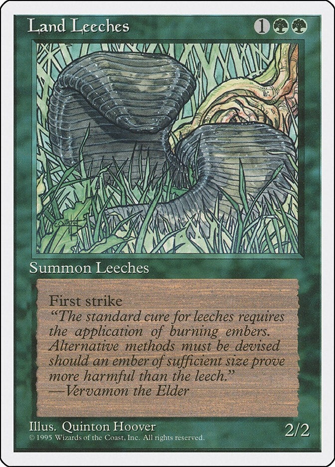 Land Leeches [4ED] - MTG Single